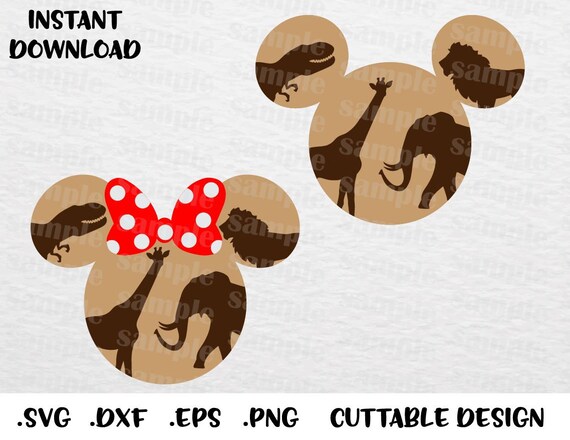 Download Disney Inspired Animal Kingdom Minnie Animal Print Zebra Etsy PSD Mockup Templates
