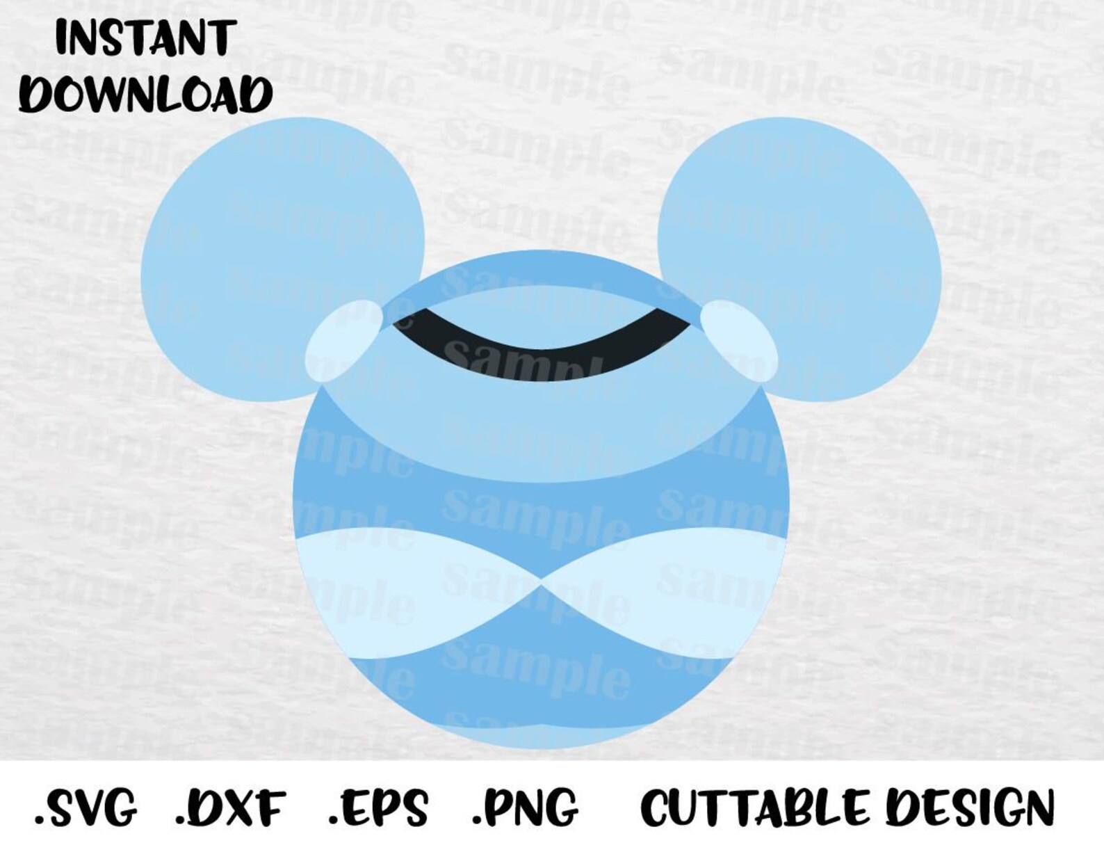 Princess Cinderella Mickey Mouse Ears Disney Inspired - Etsy