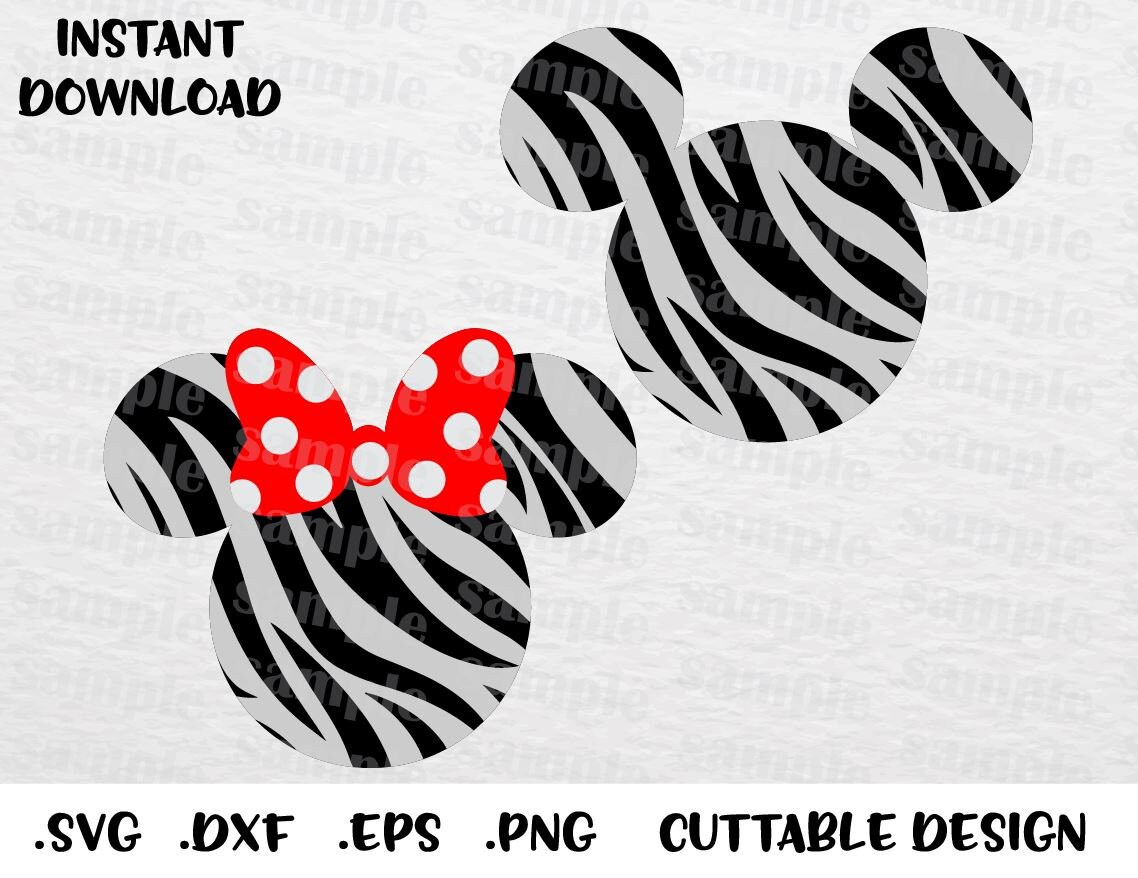 Download Animal Kingdom Mickey And Minnie Ears Disney Inspired Cutting Files In Svg Png Dxf And Eps
