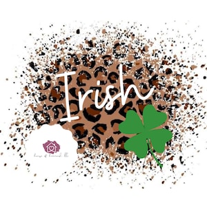 Irish Leopard Print Digital Download PNG Clip Art