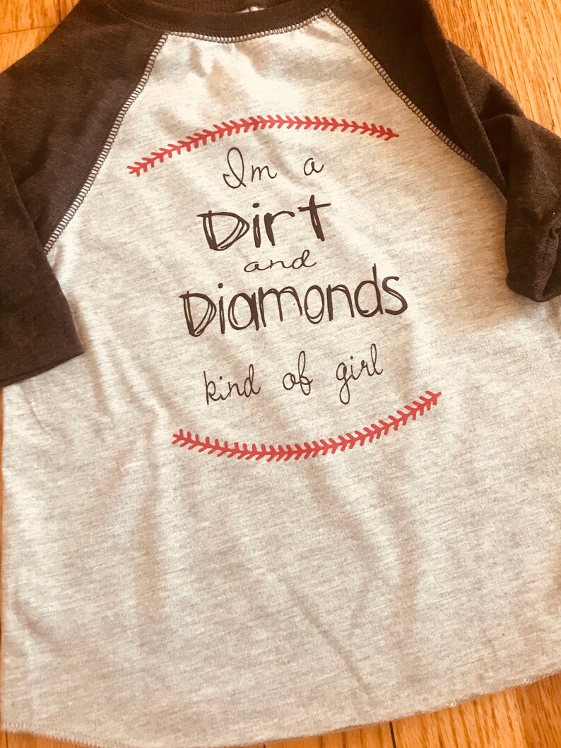 Toddler girl Baseball tee.