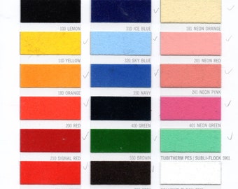 1 DIN A 4 flock film voor plotten, DIN A4, NEON, plotter film; 56,92 Euro/m²