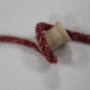 1 m cotton cord, 5-6 mm, mottled, 43461 image 2