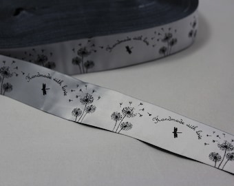 0,30 Euro/Piece 10 Label Labels 30 mm Handmade with love, EP
