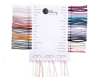 Makramee-Kordel 3mm 100m, diverse Farben von Bobbiny