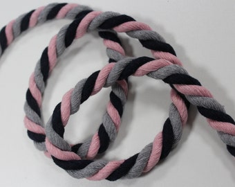 1 m hoodie cord, 12 mm, twisted