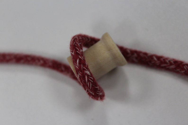 1 m cotton cord, 5-6 mm, mottled, 43461 image 1