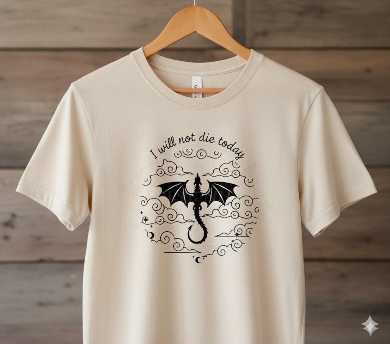 I Will Not Die Today SVG Fourth Wing Quote Digital