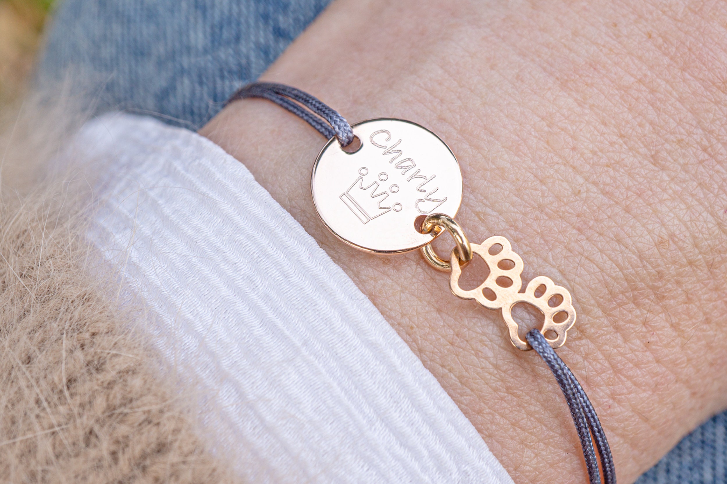 Rose Gold Letter Bracelet – Heavenly Handmade