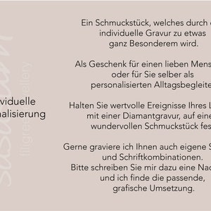 Personalisierter Armreif mit Gravur Namensarmreif aus Edelstahl Gravurarmreif personalisiertes Geschenk Weihnachten, Beste Freundin Bild 7