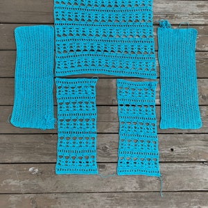 Summer cardigan crochet pattern. Pdf file and video tutorial US women's XS-XXL, crochet pattern, crochet, crochet cardigan image 9