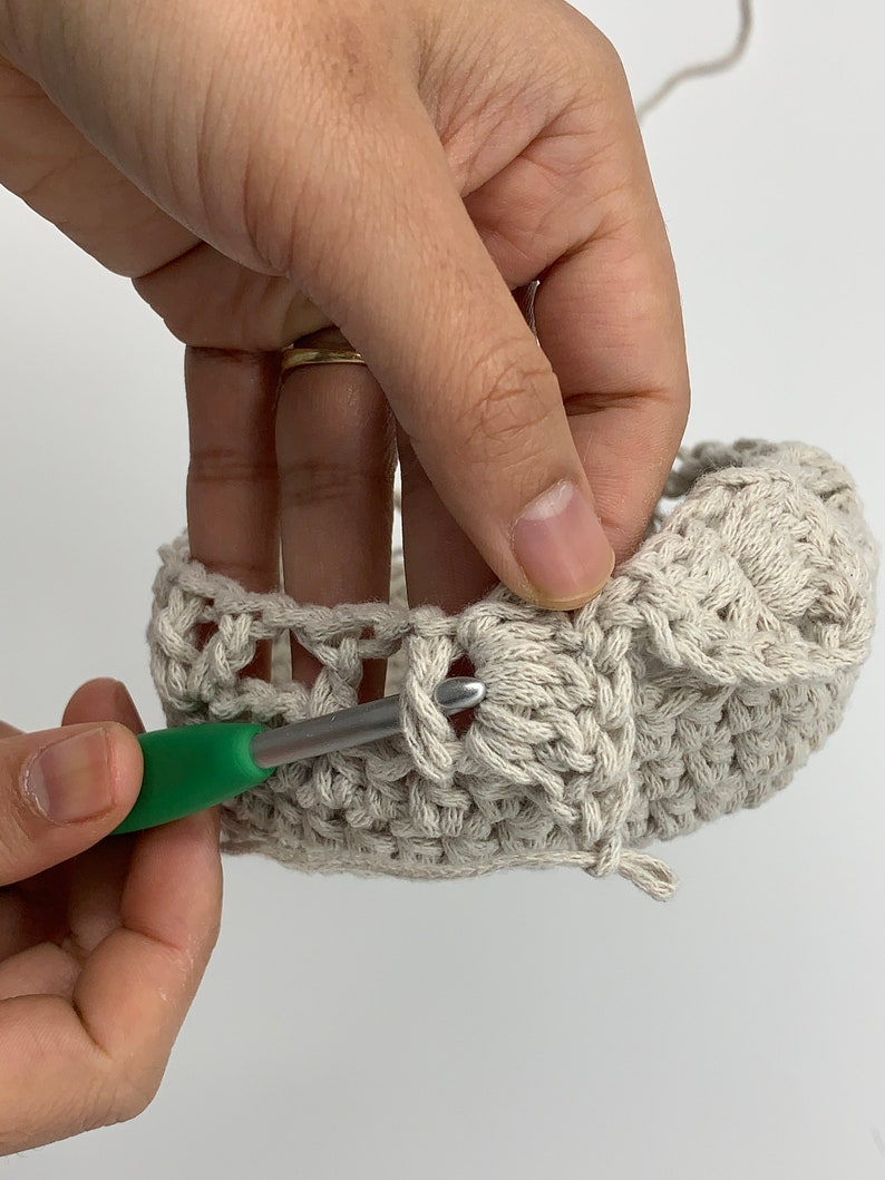 Crochet Pattern : Crochet crocodile stitch crochet bag Pattern, PDF file and video tutorial, crochet bag pattern, crochet bag, crochet purse image 6