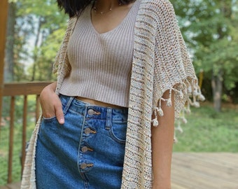 Crochet Kimono Cardigan Pattern | Crochet pattern Pdf digital download and video tutorial includes women's sizes XS-4XL, crochet, pattern