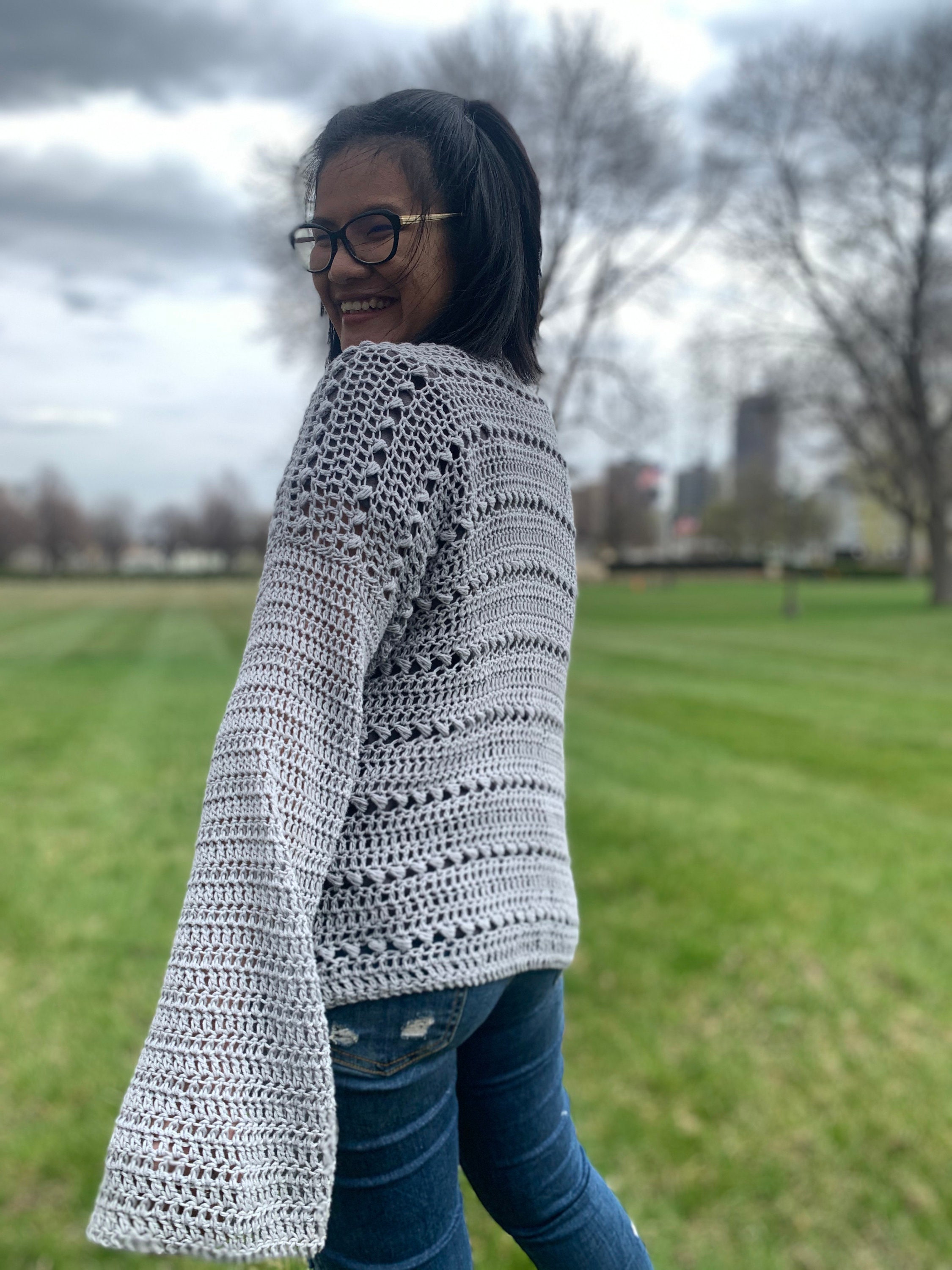 Crochet Cardigan Pattern. PDF File Photo Tutorial and Video Etsy Canada