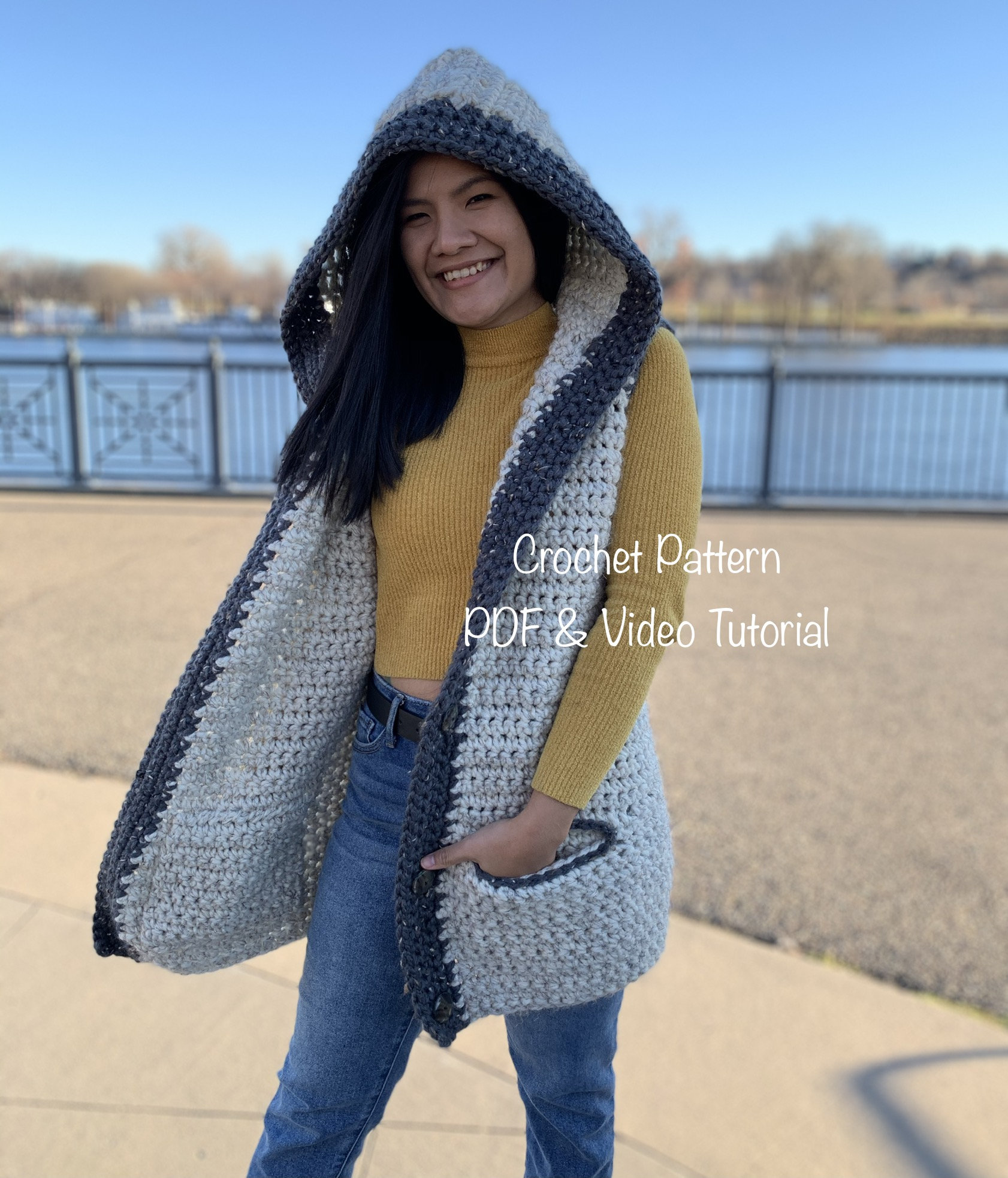 chunky crochet sweater vest