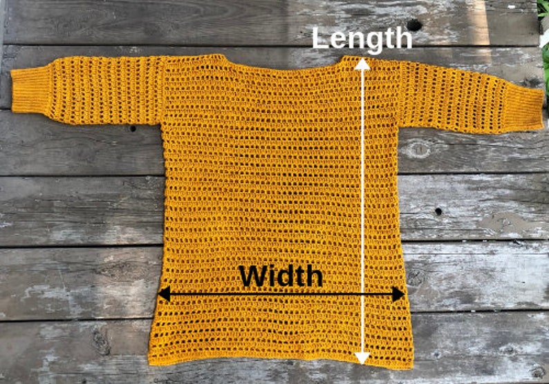 Crochet pattern: crochet sweater/dress pattern, pdf file and video tutorial for us women's XS XXL, crochet, crochet sweater, crochet dress image 10