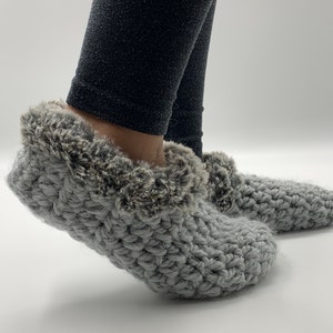 Crochet Slipper Pattern: Comfy Cozy Slippers for Women (PDF & Video Tutorial) image 3