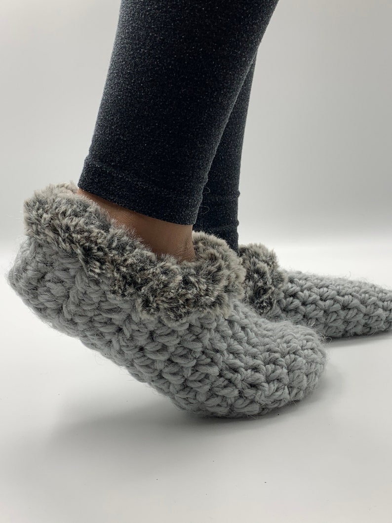 Crochet Slipper Pattern: Comfy Cozy Slippers for Women (PDF & Video Tutorial) image 3