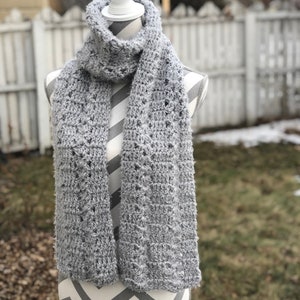 Crochet Scarf PDF Pattern (includes Free Video Tutorial) - Etsy