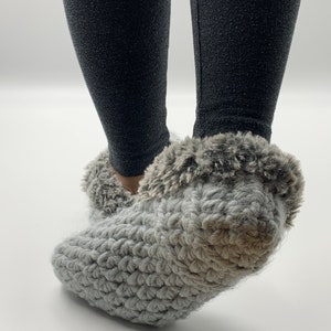 Crochet Slipper Pattern: Comfy Cozy Slippers for Women (PDF & Video Tutorial) image 4