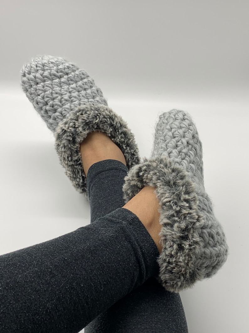 Crochet Slipper Pattern: Comfy Cozy Slippers for Women (PDF & Video Tutorial) image 5