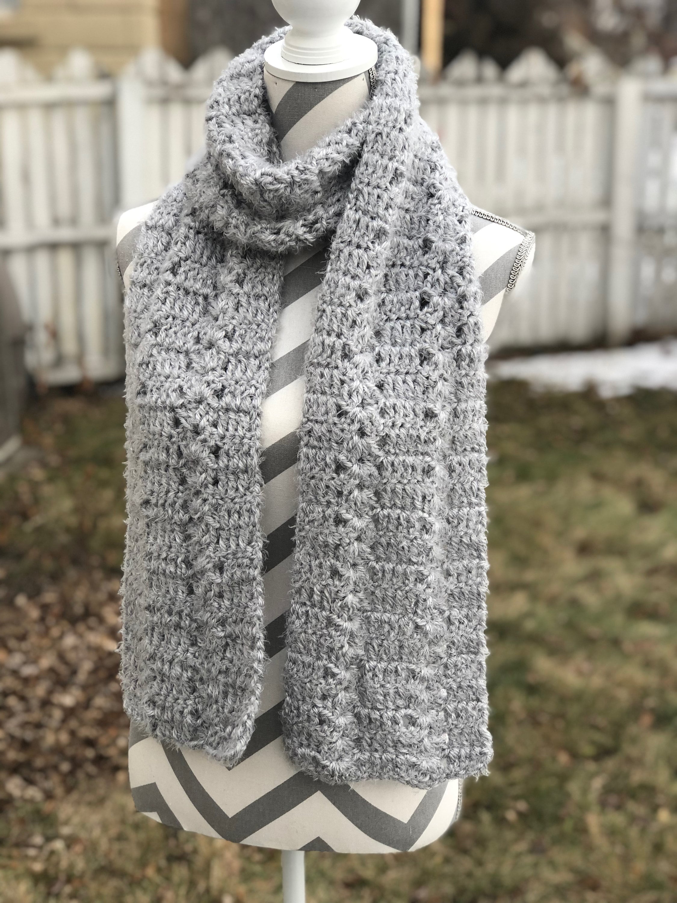 Crochet Scarf PDF Pattern includes Free Video Tutorial Etsy
