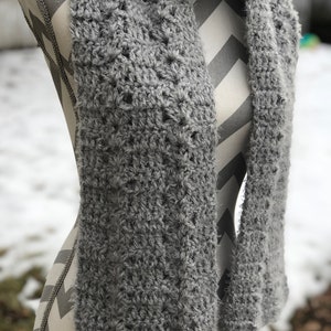 Crochet Scarf PDF Pattern (includes Free Video Tutorial) - Etsy
