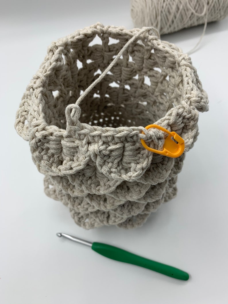Crochet Pattern : Crochet crocodile stitch crochet bag Pattern, PDF file and video tutorial, crochet bag pattern, crochet bag, crochet purse image 7
