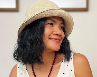 Crochet Bucket Hat Pattern Unisex Cotton Hat Pattern Easy Summer Crochet Hat PDF Sizes Small to XL