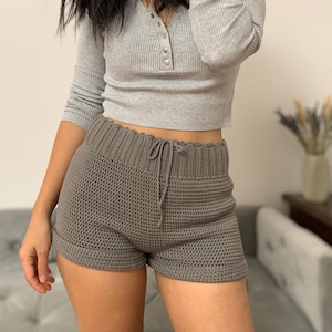 Crochet shorts pattern PDF file, photo tutorial and video tutorial XS-XXL, crochet shorts, crochet summer shorts, crochet