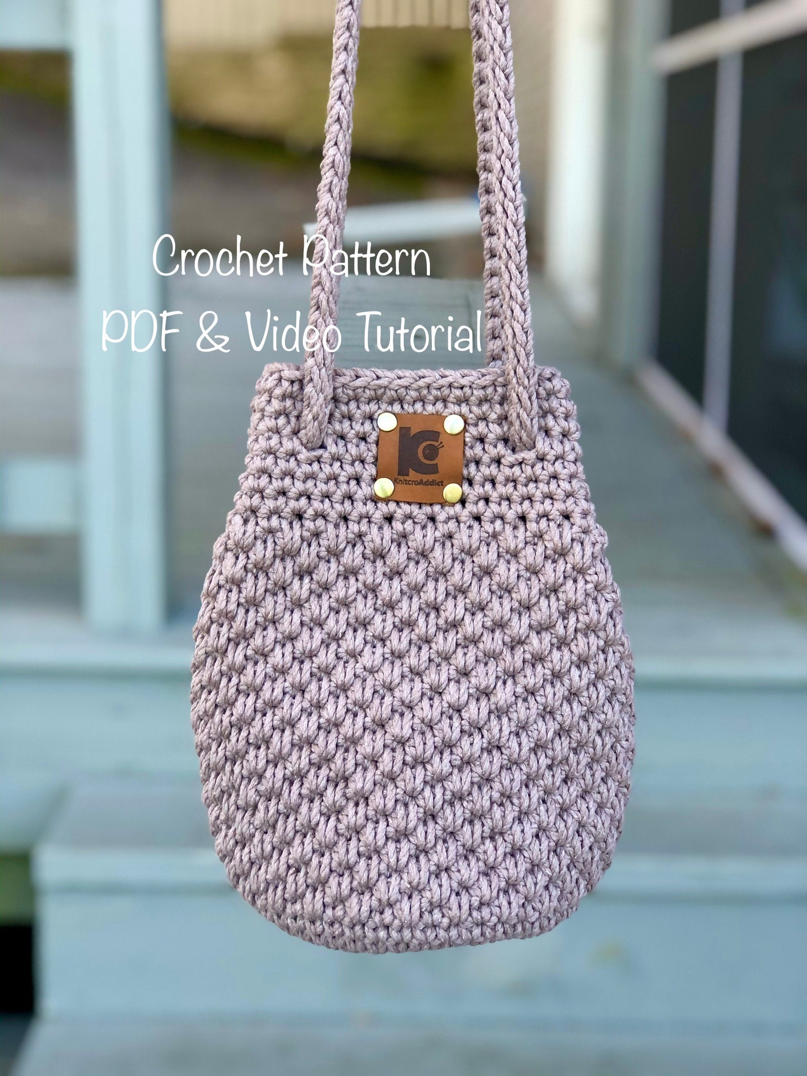 Crochet Shoulder Bag Pattern Crochet pattern PDF digital | Etsy