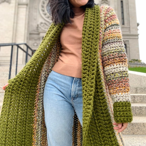 maxi cardigan yarn and colors
