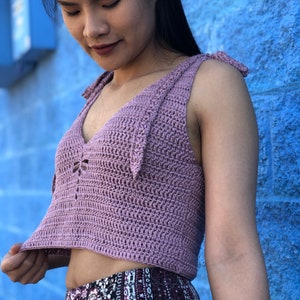 Crochet Top Pattern, Pdf File, Photo Tutorial and Video Tutorial ...