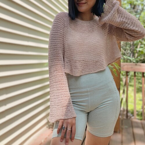 Easy Fall Pull Over Crochet Sweater 