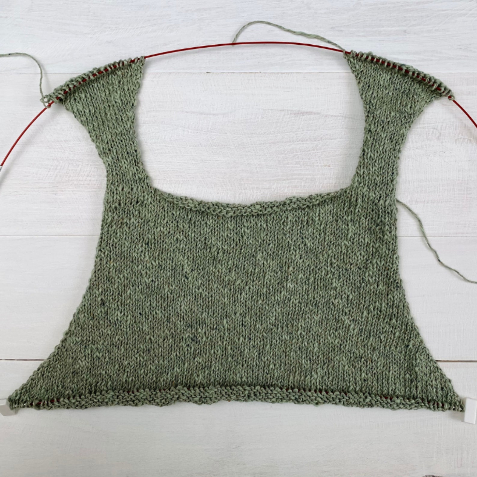 Easy Knitted Tank Top Pattern PDF Video Tutorial Etsy