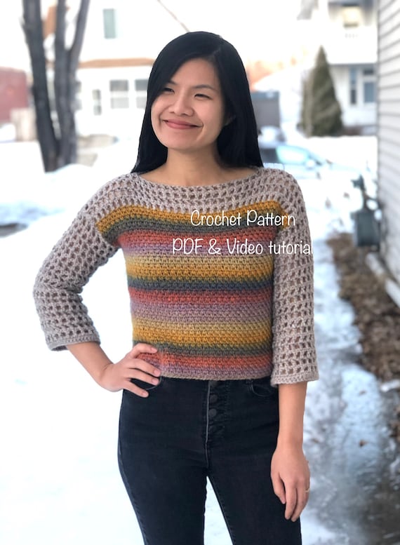 etsy crochet sweater