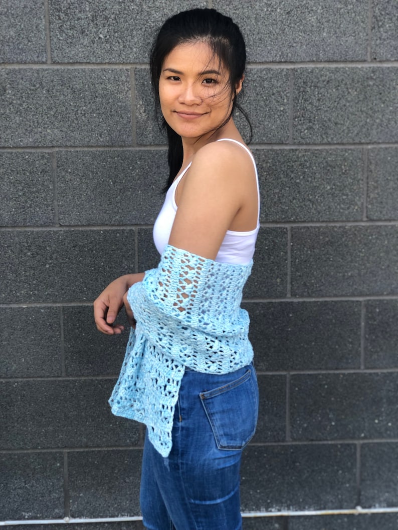Lacey Crochet Scarf Pattern PDF (video Tutorial Included) - Etsy