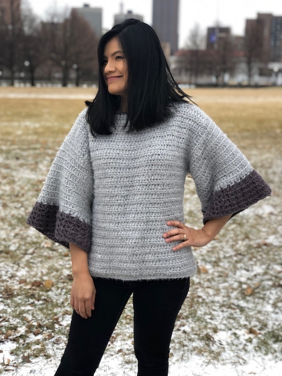 Pull Femme Grande Taille Tricot Ample Motif Crochet - Style Automne Hiver 2024 - Découpe Chic Et Confortable