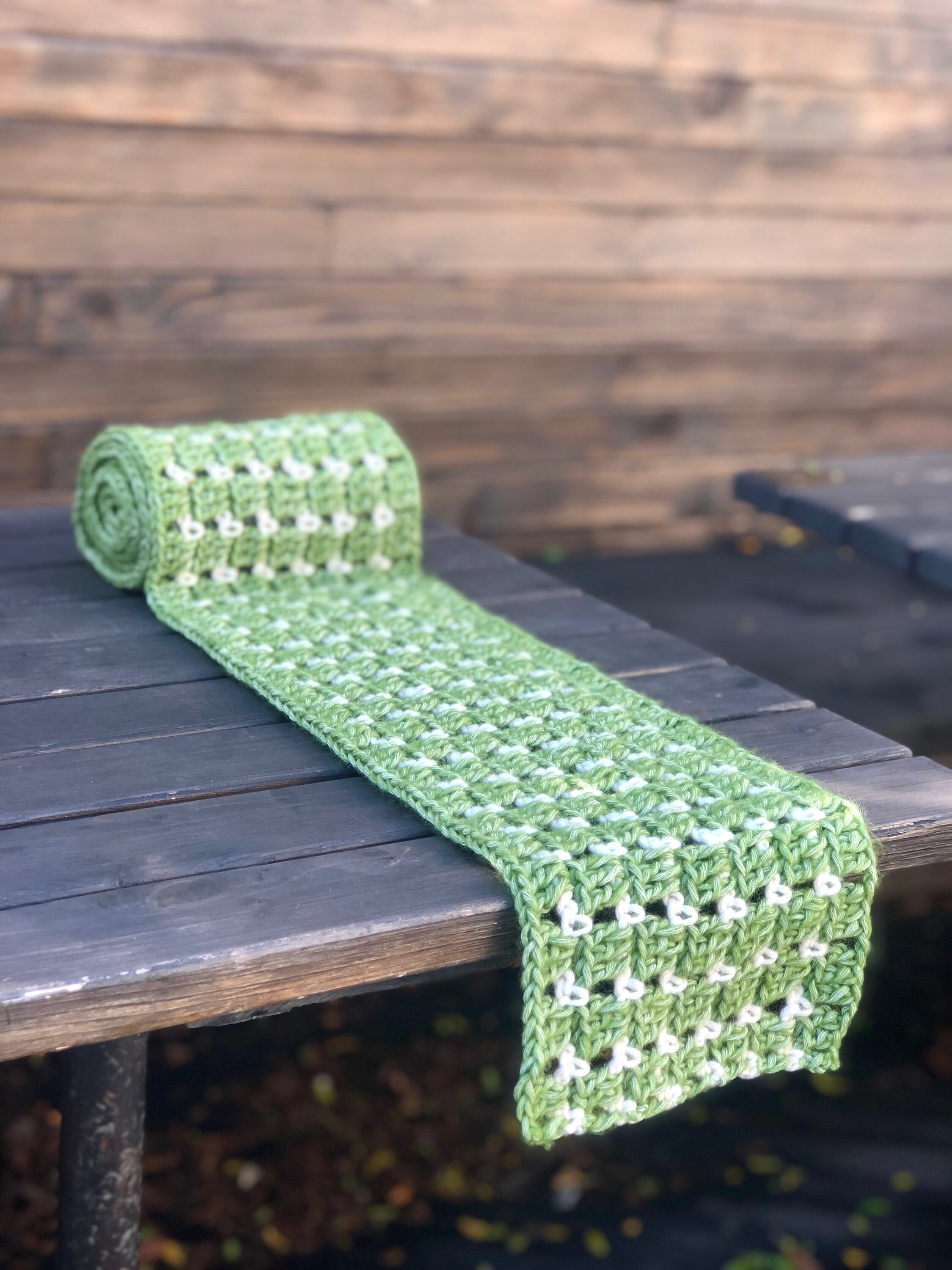 Beginner Crochet Scarf Pattern: Video Tutorial Included (PDF) - Etsy