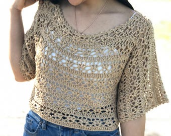 4 Crochet Summer Top Pattern Bundle PDF | Easy Crochet Tops & Tank Patterns | Beginner Friendly Summer Wearables