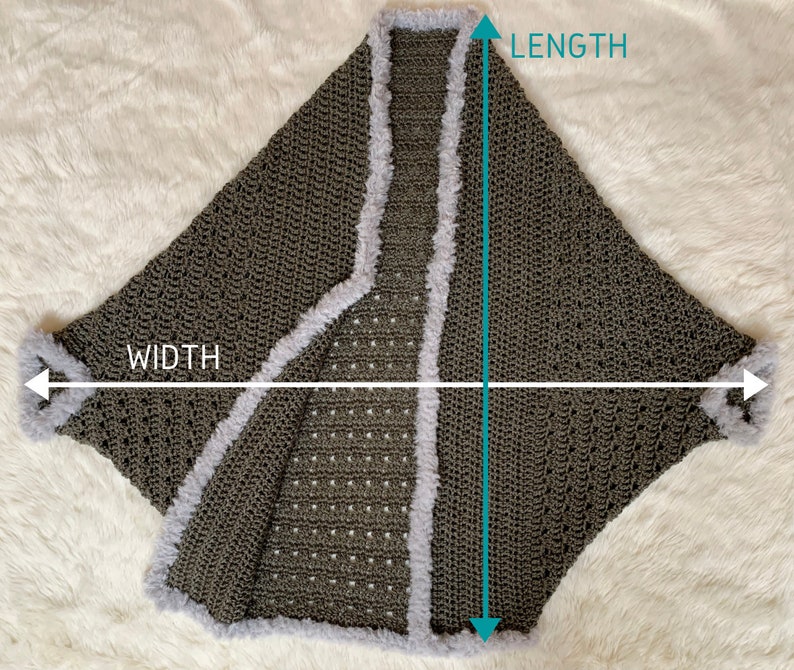 Crochet Pattern : Crochet shrug pattern for women sizes XS-4XL, PDF digital download and a ling to the video tutorial. crochet shrug pattern image 9