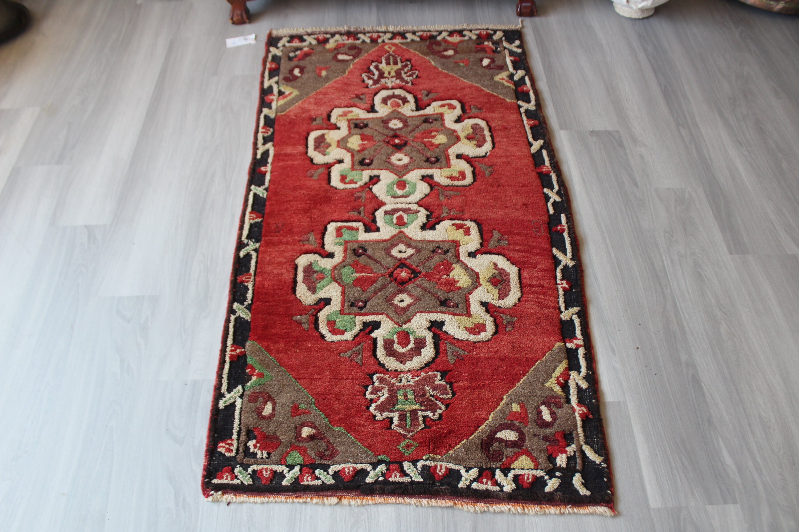 3'1x5'7 ft 1940s' Vintage Rug Vintage Etsy