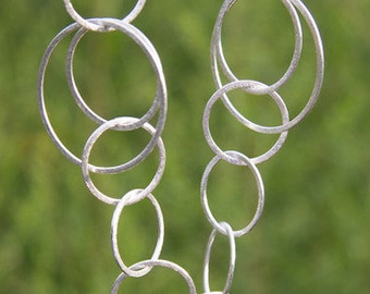 Silver piece link chain / silver chain