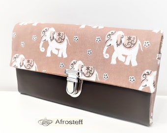 Purse with elephant motif, wallet