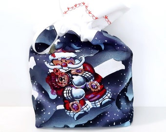 Nikolaussäckchen, Stoffsäckchen, Geschenkeverpackung