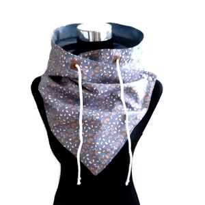 Lace-up scarf, wrap scarf image 1