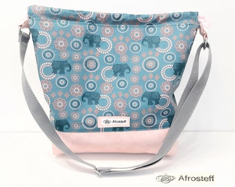 Handicraft bag XL with shoulder strap, project bag