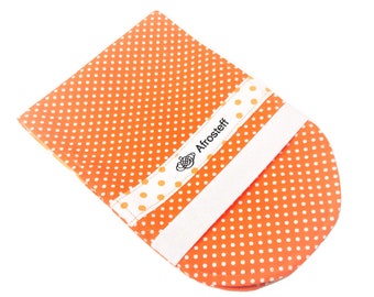 Rundstricknadel Etui XL Deluxe orange gepunktet