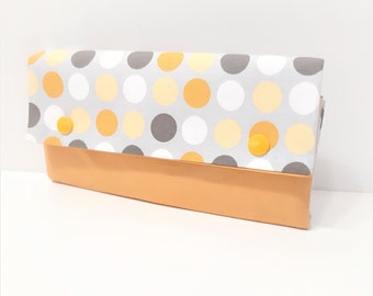 Purse, wallet, purse polka dots