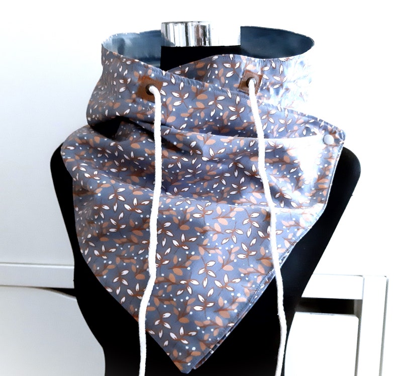 Lace-up scarf, wrap scarf image 2